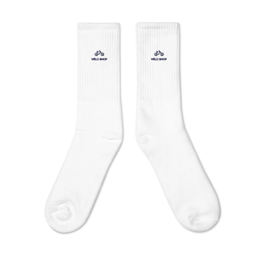 Chaussettes brodées