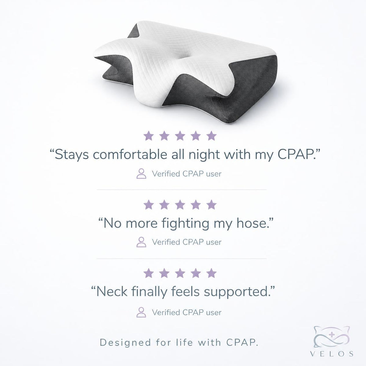 Velos CPAP-Designed Pillow