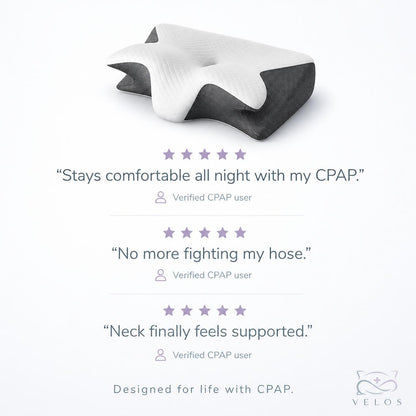 Velos CPAP pillow and customer impressions