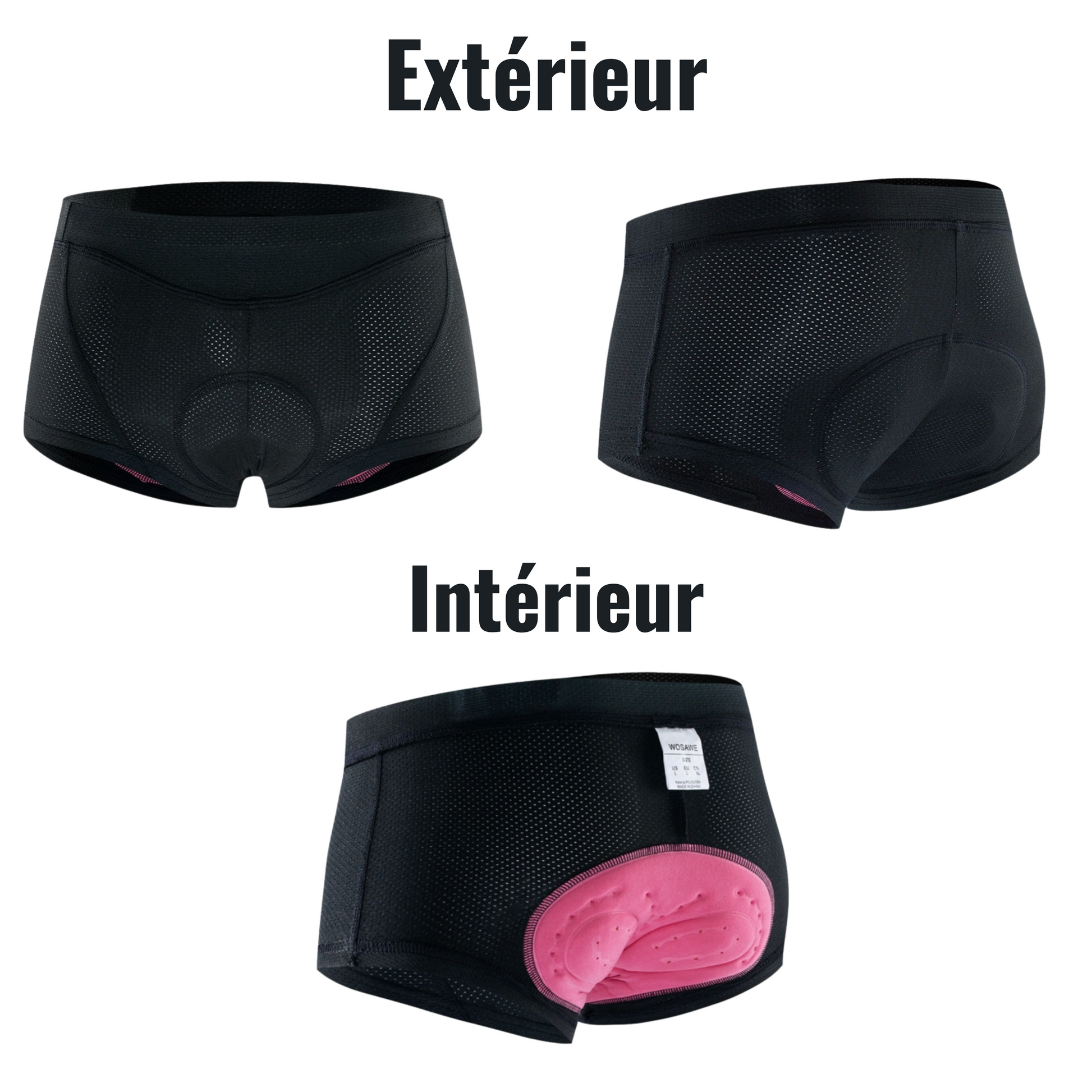 Ensemble de vêtements de cyclisme Pantalon de vélo avec rembourrage de Ensemble de vêtements de cyclisme Pantalon de vélo avec rembourrage de