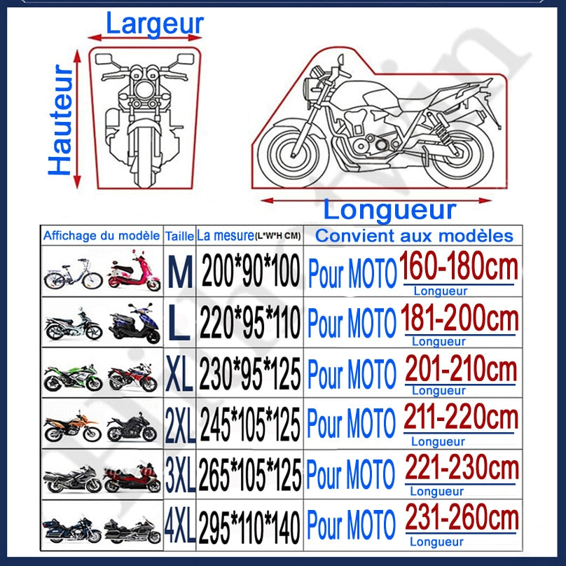 Housse Pour Moto - Vélo Shop